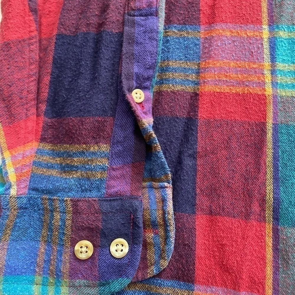 Peterborough Row rare vintage flannel size Large